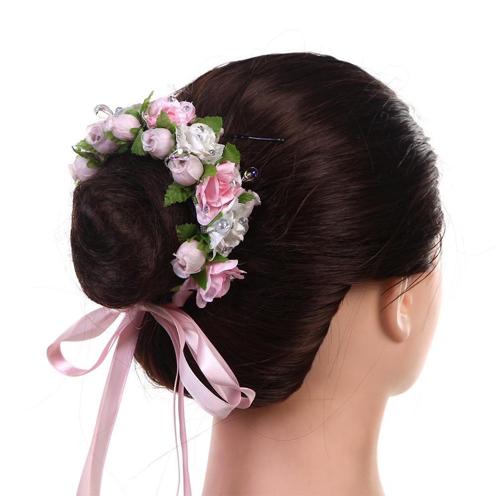 Pink Bun Hairpiece