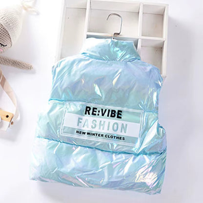 Shiny Down Vest