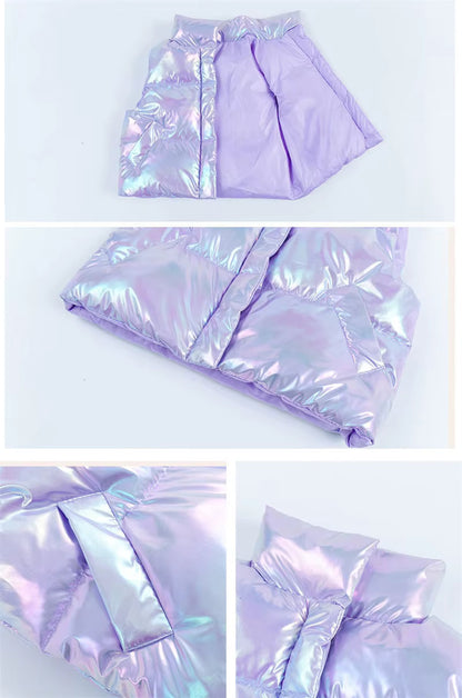 Shiny Down Vest