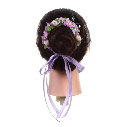 Lilac Bun Hairpiece