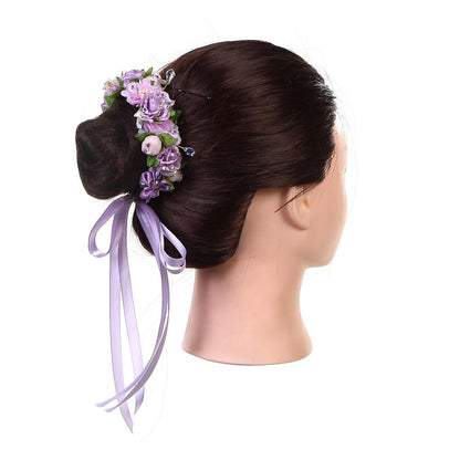 Lilac Bun Hairpiece