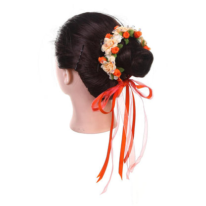 Orange Bun Hairpiece